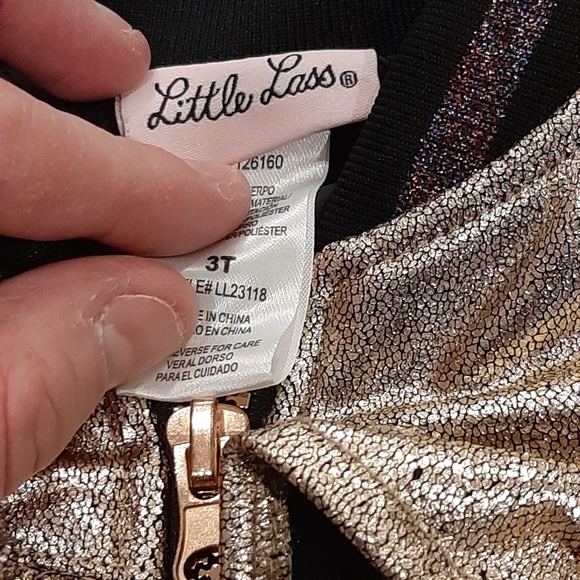 Girls 3T Sparkle Jacket - Picture 5 of 5